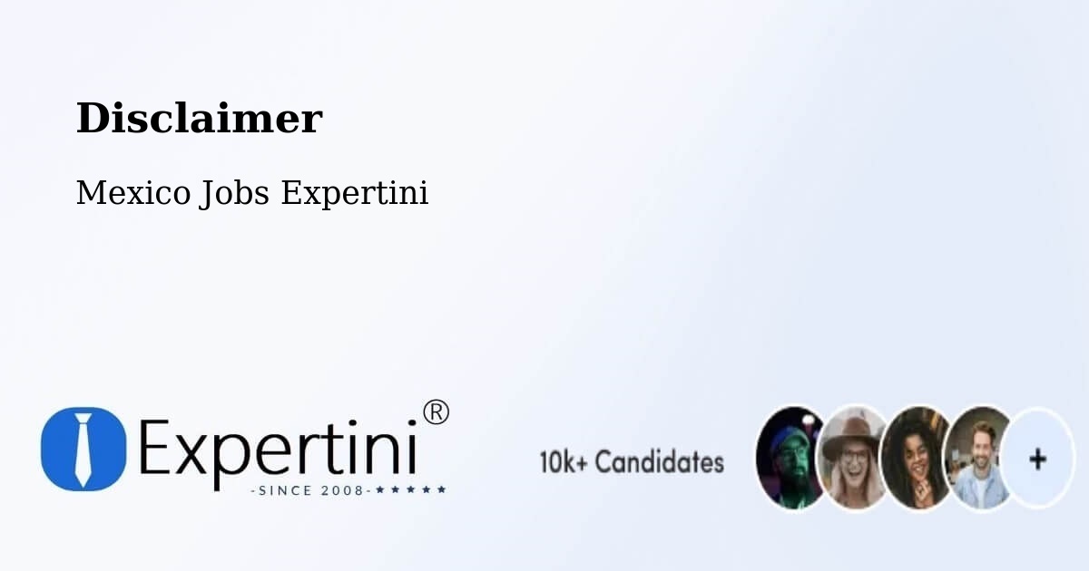 Disclaimer – Tecate - Mexico Jobs Expertini